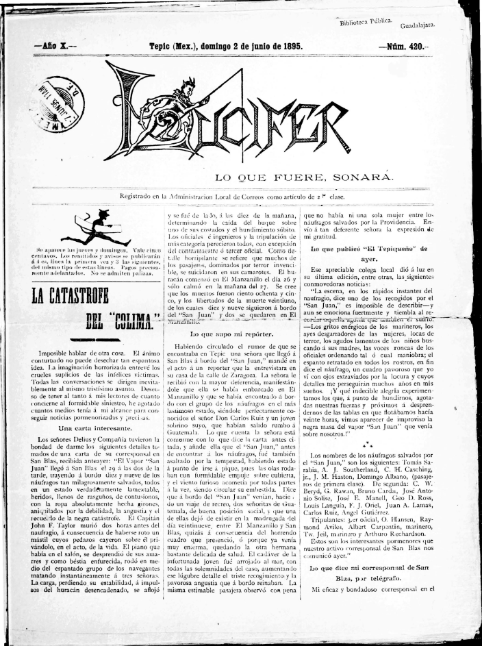 Lucifer, 1895