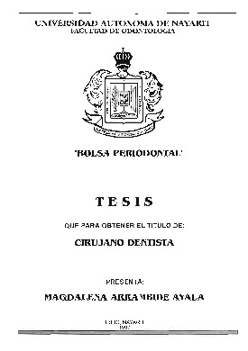 Portada de Bolsa periodontal